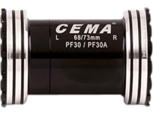 PF30 for BB30/PF30 W: 68/73 x ID: 46 mm Ceramic - Black, Interlock