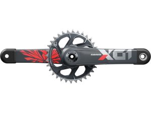 SRAM Kurbelgarnitur X01 Eagle DUB 12-fach, 175mm, 32T DM, rot