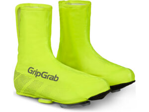 GripGrab Ride Hi-Vis Waterproof Road Shoe Covers XXL, yellow hi-vis