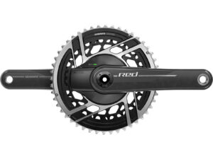 SRAM Kurbelgarnitur Quarq RED E1 172,5mm, 50-37T ohne Innenlager, DUB