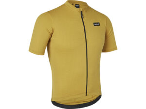 GripGrab EXPLR Merinotech Short Sle Jersey, Men's, XL, mustard yellow