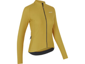 GripGrab W's PACR Thermal Long Slee Jersey, Women's, XL, mustard yellow