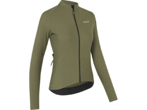 GripGrab W's PACR Thermal Long Slee Jersey, Women's, XL, olive green