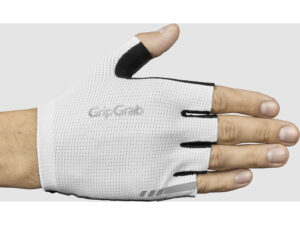 GripGrab PACR InsideGrip Short Fing Sommer Gloves, weiß, M