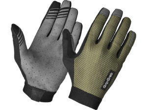 GripGrab Vertical 2 InsideGrip Full Finger Summer Gloves, XL olive green