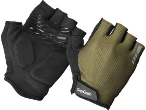 GripGrab EXPLR RC Max Padded Short Finger Summer Gloves, S olive green